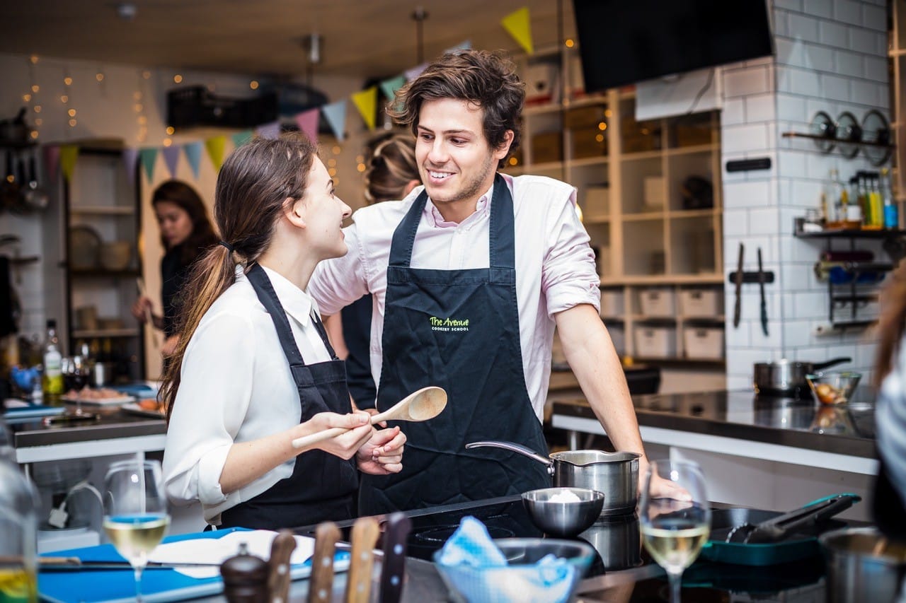 London Cooking Class Christmas Party Red Cactus Events   Cookery School 1 1 